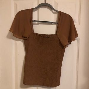 Theory Smocked Top